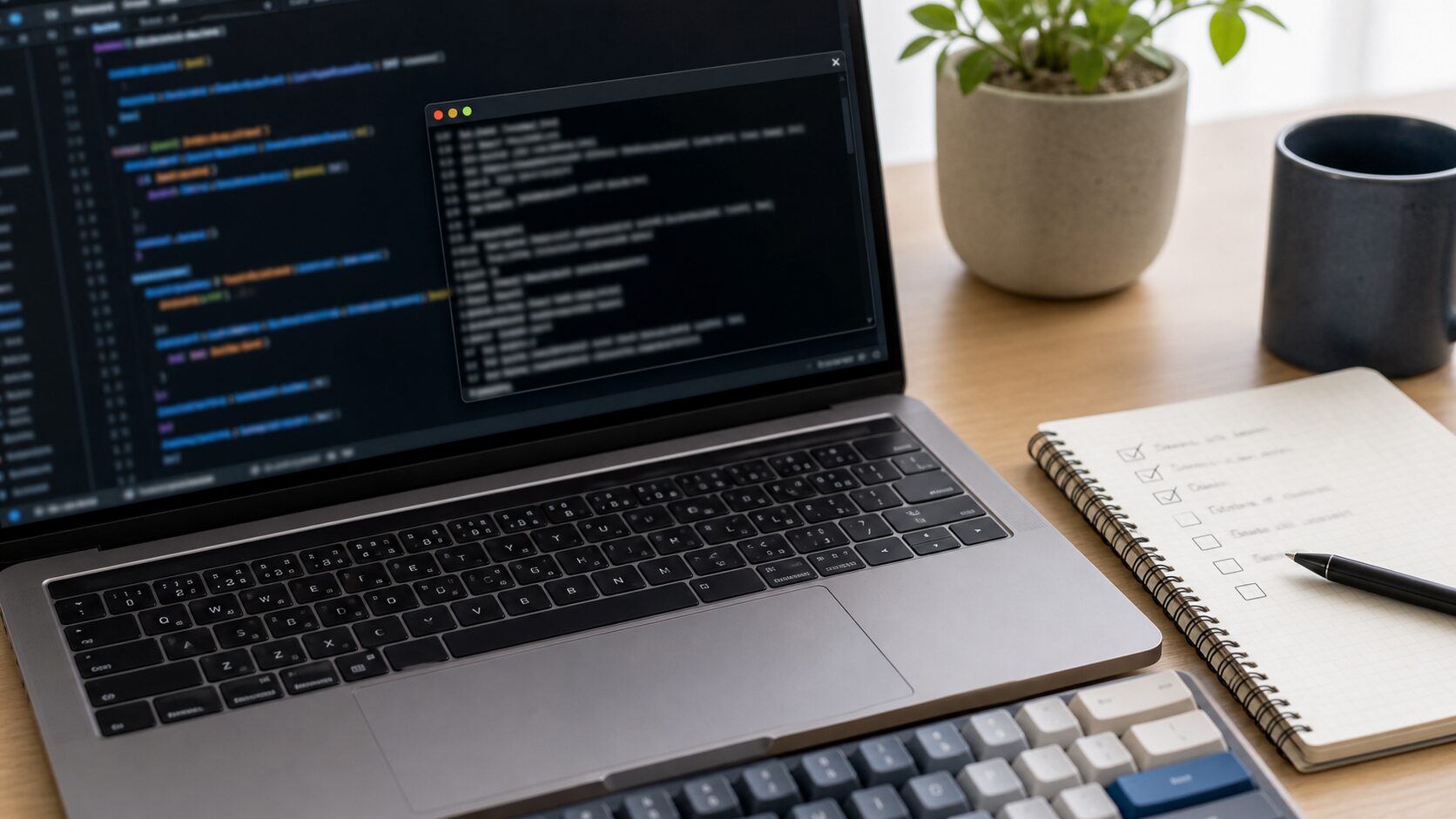 Claude Codeをターミナルとコードエディタで使い始めるイメージ