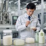 バイオナフサとプラスチック原料を検討する製造現場のイメージ