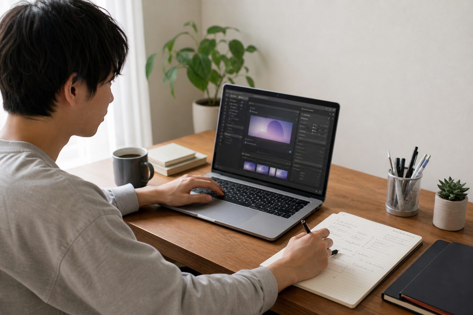生成AIを使った在宅副業の作業イメージ