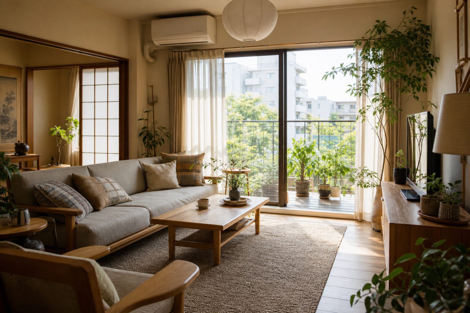 落ち着いて過ごせる住まいのインテリアイメージ