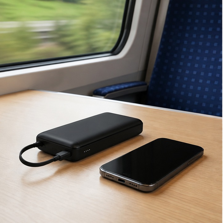 Anker Zolo Power Bank 20000mAh 45W徹底ガイド|内蔵ケーブル型は誰に便利か 使用イメージ1