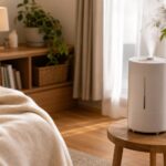 部屋で加湿器が稼働しているイメージ