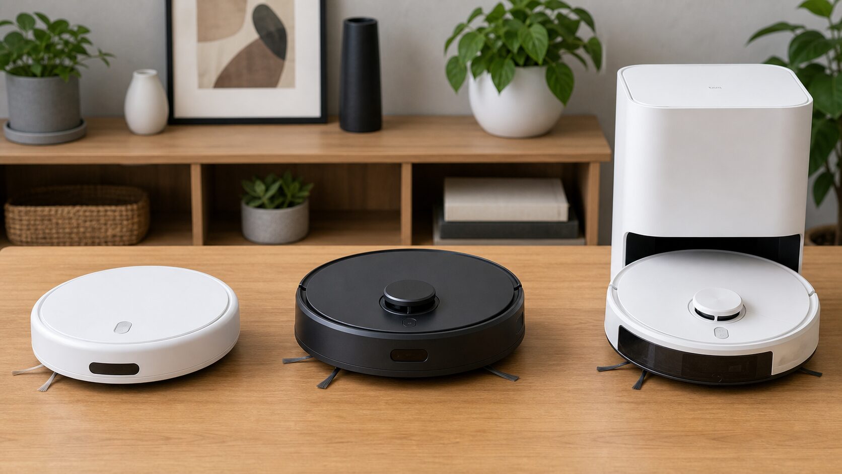 ロボット掃除機の価格帯と機能を比較するイメージ