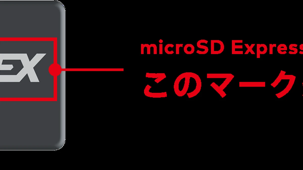 Nintendo Switch 2本体のカードスロットとmicroSD Expressカード